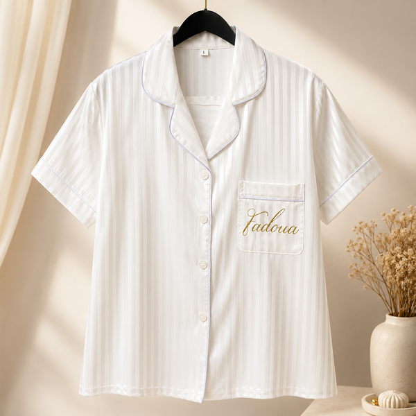 Pyjama rayé court